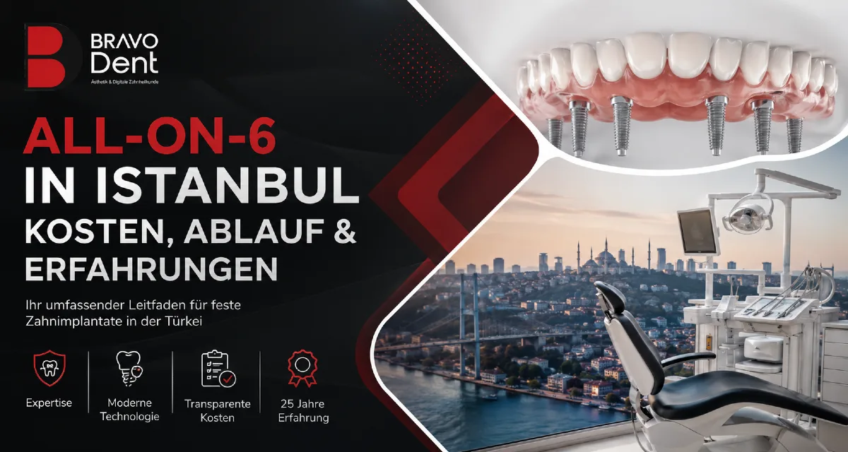 All-on-6 Zahnimplantate in Istanbul: Kosten, Ablauf & Erfahrungen 2026